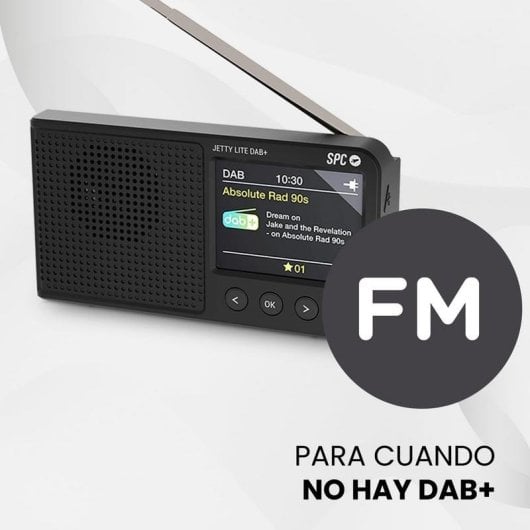 Radio portable SPC Jetty Lite DAB+ Bluetooth écran couleur compact