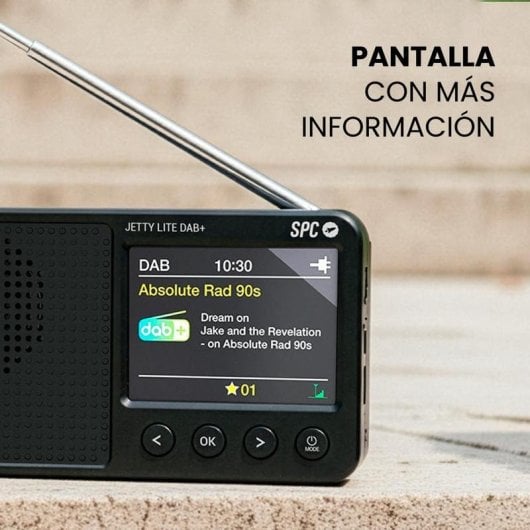 Radio portable SPC Jetty Lite DAB+ Bluetooth écran couleur compact