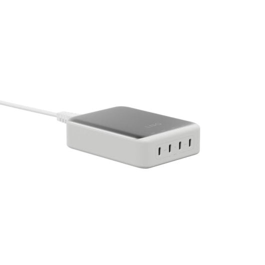 Multiprise LINQ 240W GaN2 DeskCharge 4 Prises USB-C PD 3.1 Charge rapide aluminium