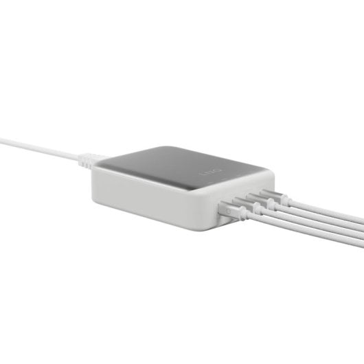 Multiprise LINQ 240W GaN2 DeskCharge 4 Prises USB-C PD 3.1 Charge rapide aluminium