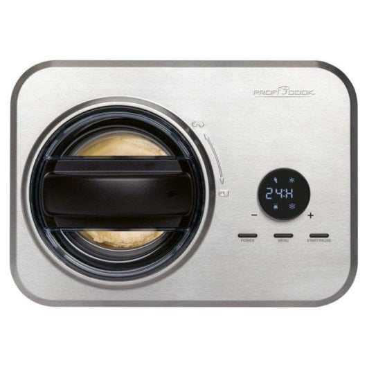 Eismaschine ProfiCook PC-ICM 1268 1,5 L Edelstahl Kompressor LCD Timer