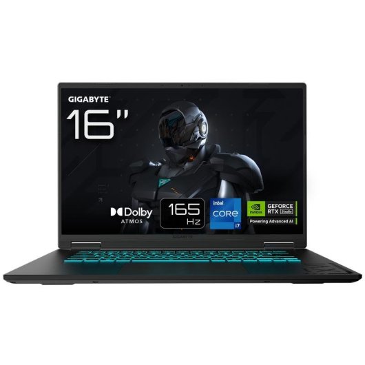 Portatile Gigabyte GAMING A16 CVHI3IT894SD 16" Intel Core i7-13620H 16GB 1TB SSD RTX 5060 FreeDOS