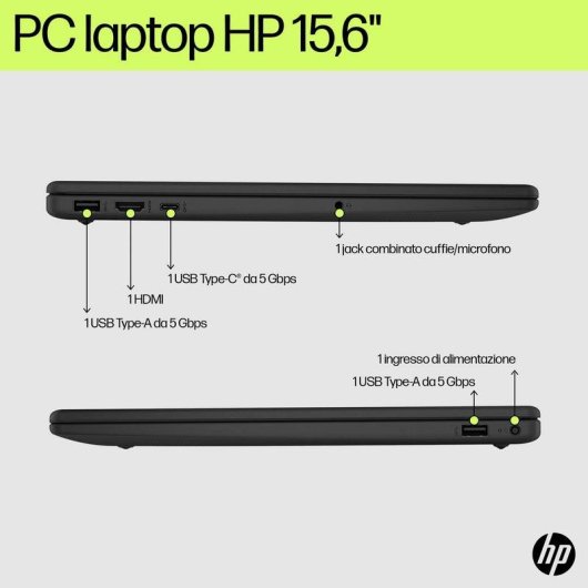 Portatile HP 15-fd0118nl 15.6" Intel Core i5-1334U 16GB 512GB SSD Iris Xe Windows 11 Home