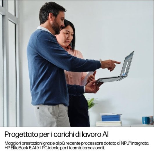 Portatile HP EliteBook 6 G1i AI 16" Intel Core Ultra 7 265U 16GB 512GB SSD Intel Graphics Windows 11 Pro