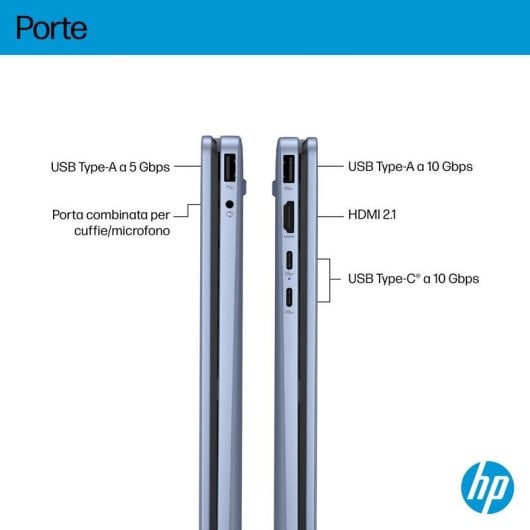 Portatile HP OmniBook 5 Flip 14-fp0020nl 14" Intel Core 5 120U 16GB 512GB SSD Intel Graphics Windows 11 Home