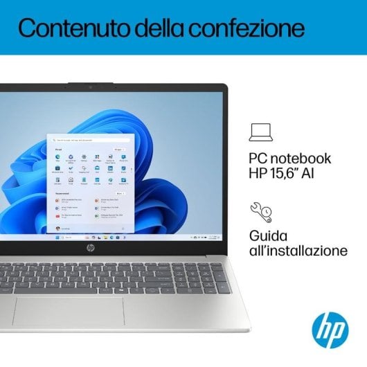 Portátil HP AI 15-fd2015nl 15.6" Intel Core Ultra 7 255U 32GB 1TB SSD Intel Graphics Windows 11 Home