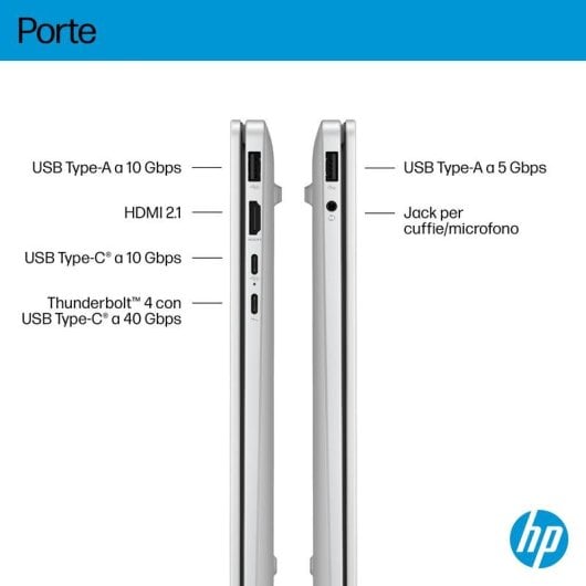 Portatile HP OmniBook 7 AI 14-fr0028nl 14" Intel Core Ultra 7 255H 32GB 1TB SSD Intel Arc 140T Windows 11 Home