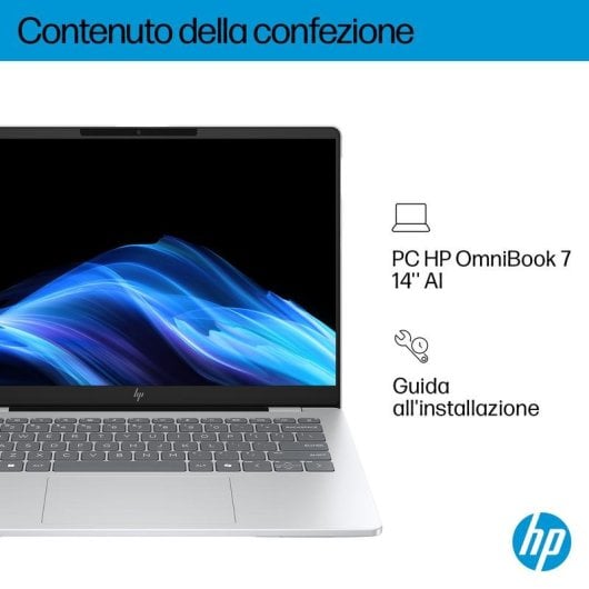 Portatile HP OmniBook 7 AI 14-fr0028nl 14" Intel Core Ultra 7 255H 32GB 1TB SSD Intel Arc 140T Windows 11 Home