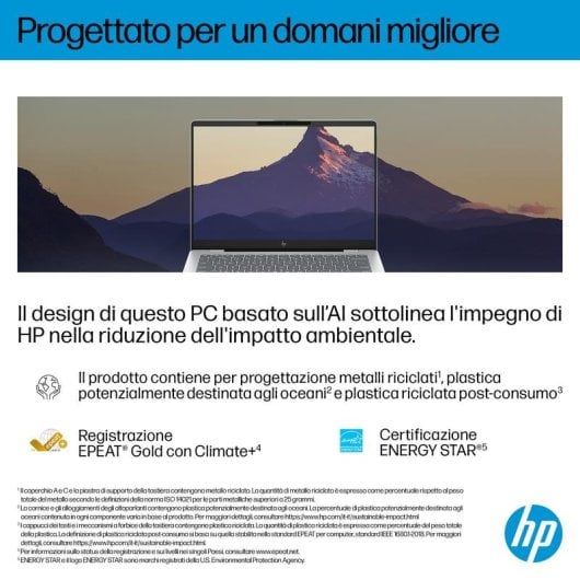 Portatile HP OmniBook 7 AI 14-fr0028nl 14" Intel Core Ultra 7 255H 32GB 1TB SSD Intel Arc 140T Windows 11 Home