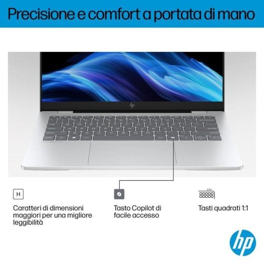 Portatile HP OmniBook 7 AI 14-fr0028nl 14" Intel Core Ultra 7 255H 32GB 1TB SSD Intel Arc 140T Windows 11 Home