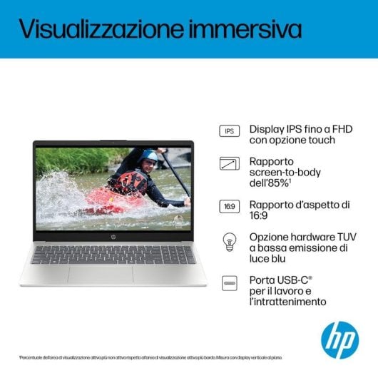 Portátil HP 15-fd2016nl 15.6" Intel Core Ultra 7 255U 24GB 1TB SSD Intel Graphics Windows 11 Home