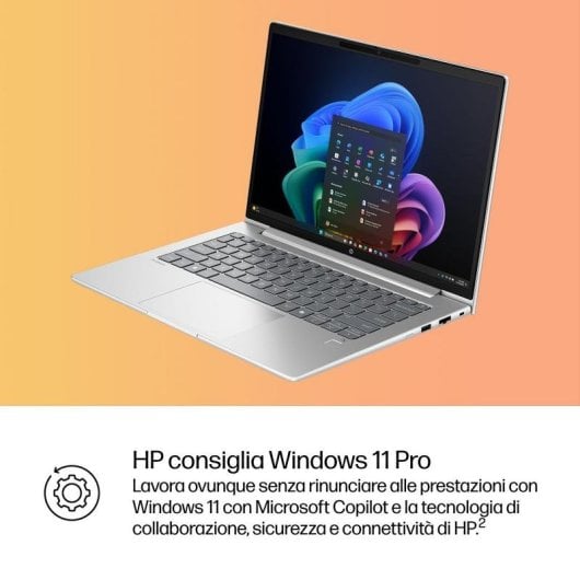 Portatile HP ProBook 4 G1q 14" Snapdragon X1-26-100 16GB 512GB SSD Adreno GPU Windows 11 Pro