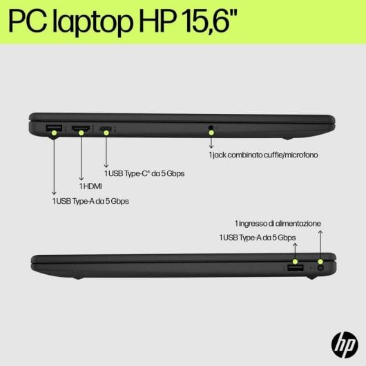 Portatile HP 15-fd0101nl 15.6" Intel Core i5-1334U 8GB 512GB SSD Iris Xe Windows 11 Home