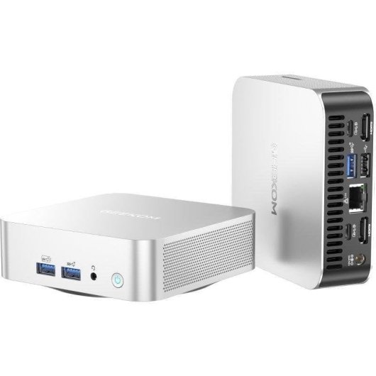 Mini PC GEEKOM A6 AMD Ryzen 7 6800 16GB 1TB SSD Radeon 680M Windows 11 Pro Metal