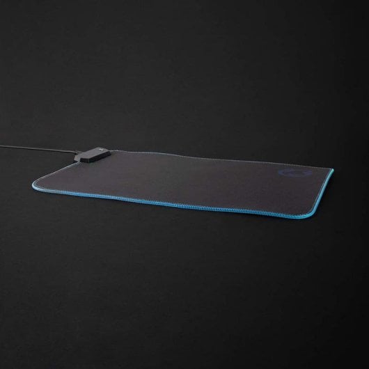 Mauspad Nedis GMPDL110BK XL Gaming LED Schwarz Mikrofaserseite