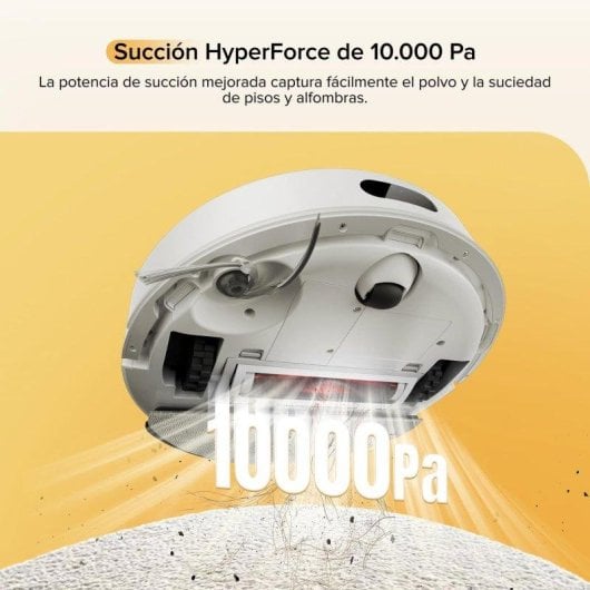 Aspirador Robô com Mopa Roborock Q7 M5 Navegação LiDAR 10.000 Pa Sistema Antienredos