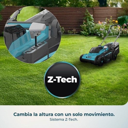 Rasenmäher Cecotec Terrenator E3 Liberty Z Plus 42 V 38 cm 2x4 Ah Brushless