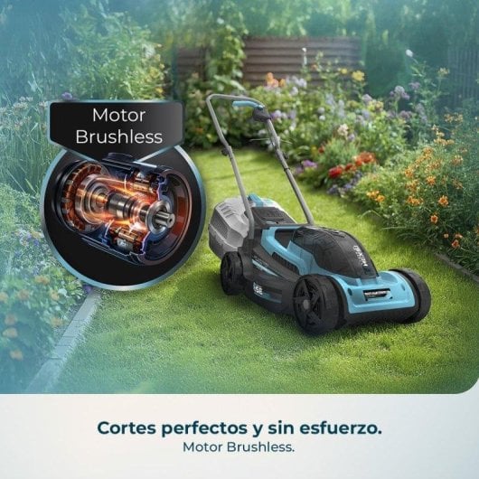 Rasenmäher Cecotec Terrenator E1 Liberty Brushless 21V 32cm Mulching