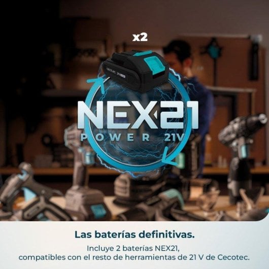 Rasenmäher Cecotec Terrenator E7 Liberty Z Plus Brushless 2x42V 43cm 45L