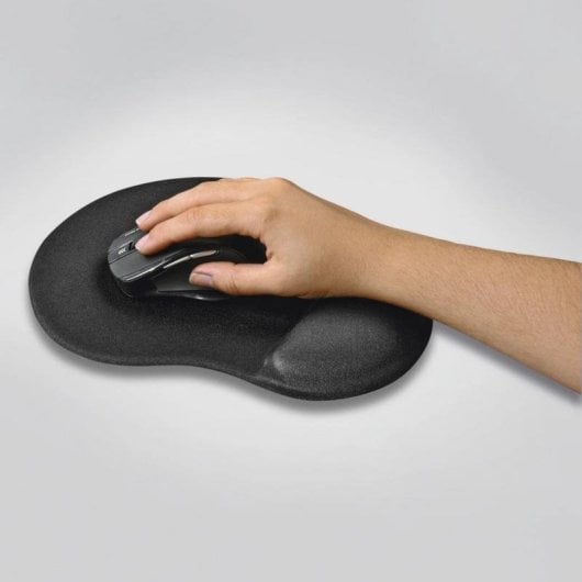 Tapis de souris Hama 00126855 Ergo Mini mousse mémoire support poignet noir