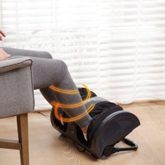 Masajeador de pies Medivon Pure Complete Total Shiatsu 360° calor negro