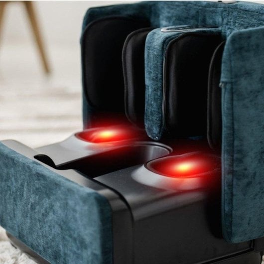 Masajeador de pies Medivon Elysium Shiatsu 8 cabezales compresión calor puf