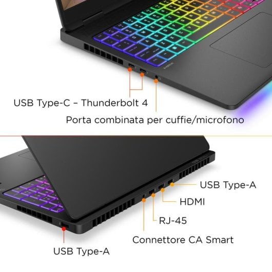 Portatile HP OMEN MAX 16-ak0005nl 16" AMD Ryzen AI 9 375 32GB 1TB SSD RTX 5080 FreeDOS