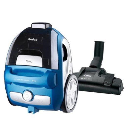 Aspirapolvere Senza Sacco Amica Bagio Eco VM3041 0,9kW Con Cavo Nero Blu