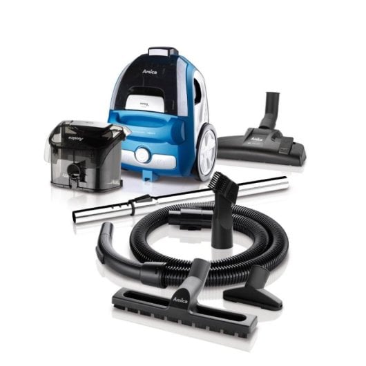 Aspirapolvere Senza Sacco Amica Bagio Eco VM3041 0,9kW Con Cavo Nero Blu