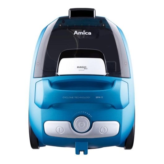 Aspirapolvere Senza Sacco Amica Bagio Eco VM3041 0,9kW Con Cavo Nero Blu