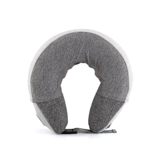 Masajeador Medivon Puffy inalámbrico gris ergonómico, shiatsu, función calor