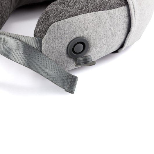 Masajeador Medivon Puffy inalámbrico gris ergonómico, shiatsu, función calor