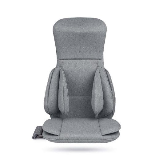 Esterilla masaje Medivon Aurora Shiatsu Calor Vibración Gris portátil