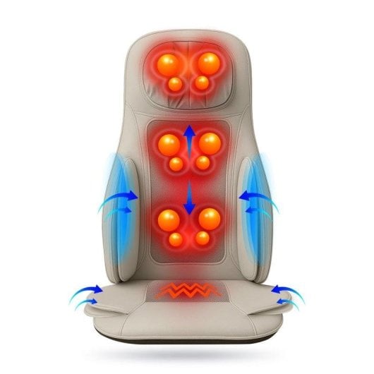 Esterilla de masaje Medivon Olympia Shiatsu 8 cabezales calor vibración aire