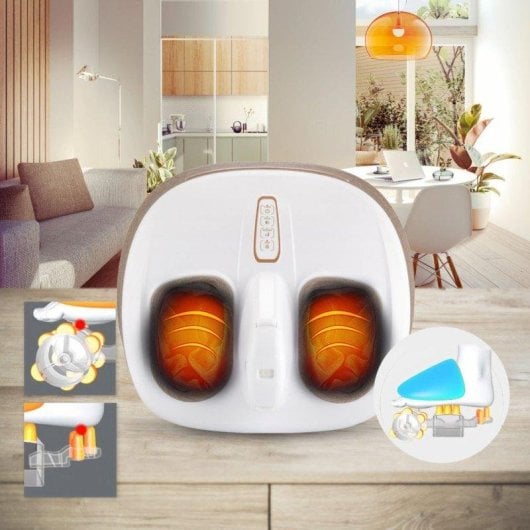 Masajeador de pies Medivon Perseus Shiatsu Soft Touch 3D con calor negro