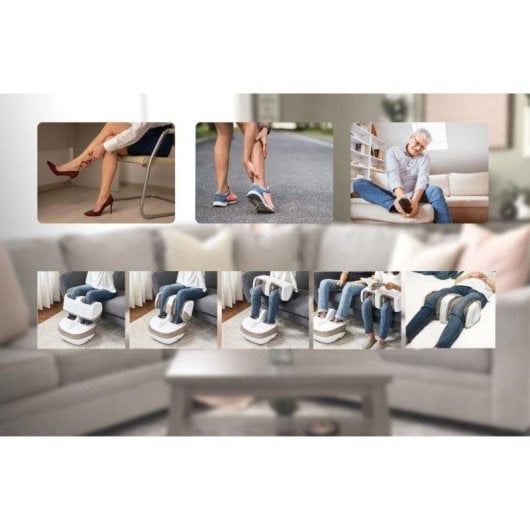 Masajeador de pies Medivon Perseus Shiatsu Soft Touch 3D con calor negro