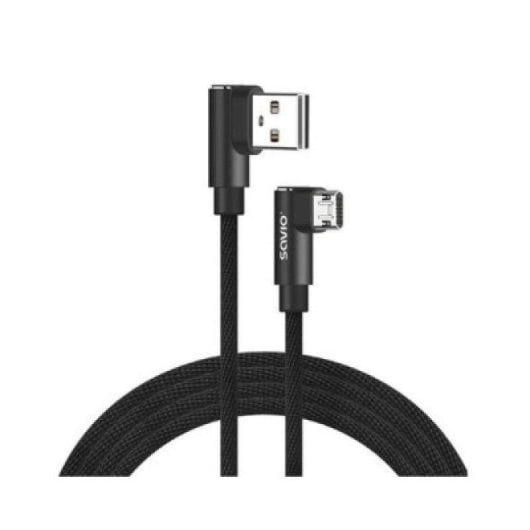 Câble USB réversible Savio CL-162 Micro USB-A 2m Charge rapide 2.4A