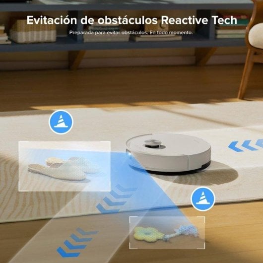 Roborock Q10 S5+ Aspirador e Mopa Robot com Esvaziamento Automático, Navegação LiDAR, 10.000 Pa