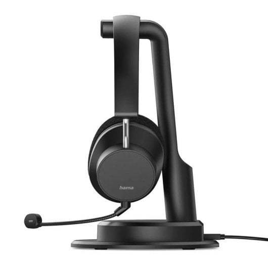 Auriculaires HAMA BT-900 sans fil et filaire Bluetooth pour bureau avec perche micro Noir
