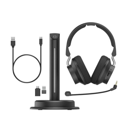 Auriculaires HAMA BT-900 sans fil et filaire Bluetooth pour bureau avec perche micro Noir