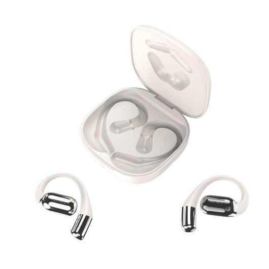 Auriculares 4SMARTS SkyBuds AI Inalámbricos Bluetooth para Llamadas y Música Beige