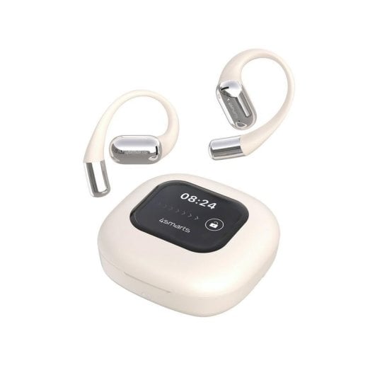 Auriculares 4SMARTS SkyBuds AI Inalámbricos Bluetooth para Llamadas y Música Beige