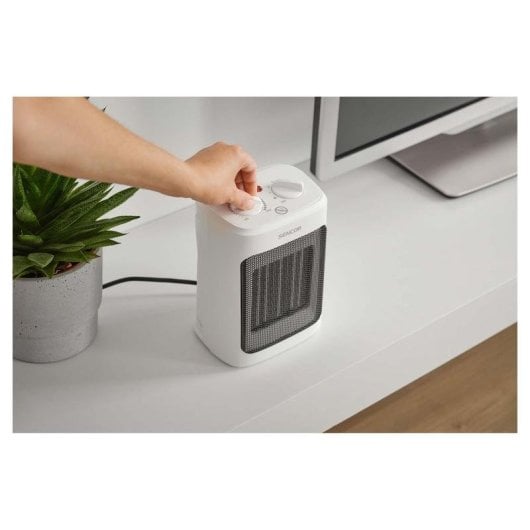 Calefactor Cerámico SENCOR SFH 7600WH 2000 W Silencioso Blanco
