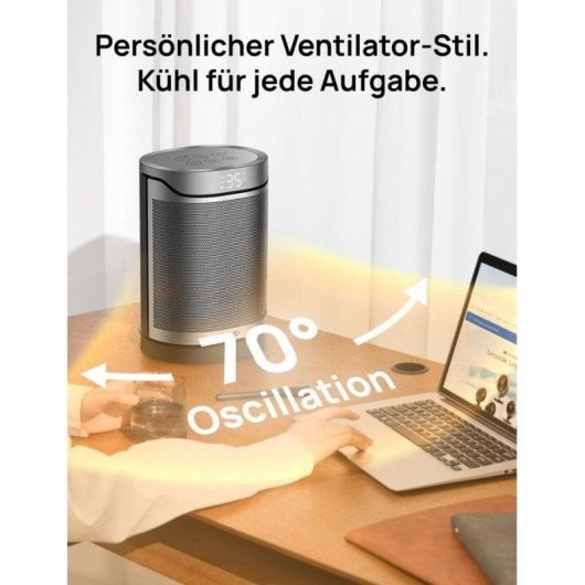 Aquecedor Ceramico Dreo Atom 318 1500W Baixo Consumo Silencioso