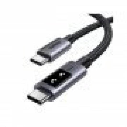 Cabo Ugreen UG35512 USB-C para USB-C 100W Trançado 2m Preto
