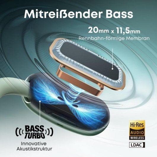 Auriculaires Soundcore Aerofit 2 sans fil Bluetooth Sport IP55 micro vert