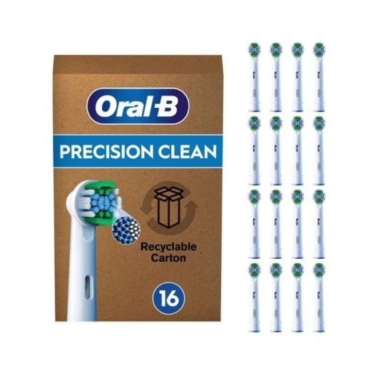 Bürstenkopf Oral-B Pro Precision Clean Weiß 16 Stück Indikator Kompatibilität