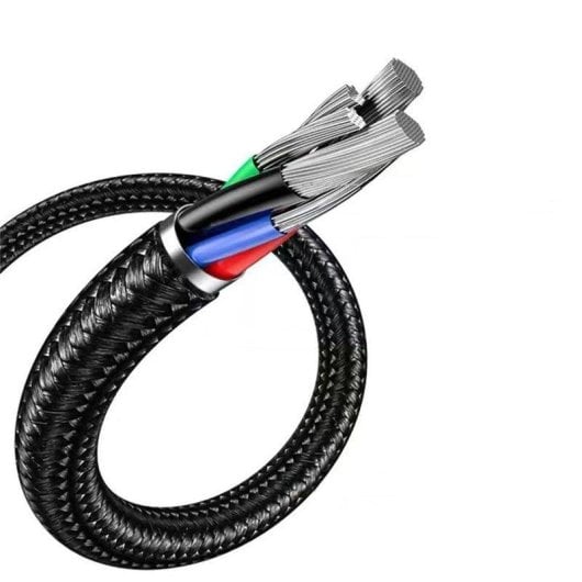 Câble USB-A Dam Electronics 1,2 m 66W LED charge rapide USB-C