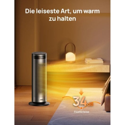 Calefactor Cerámico DREO DR-HSH028 2000W Silencioso con Mando a Distancia