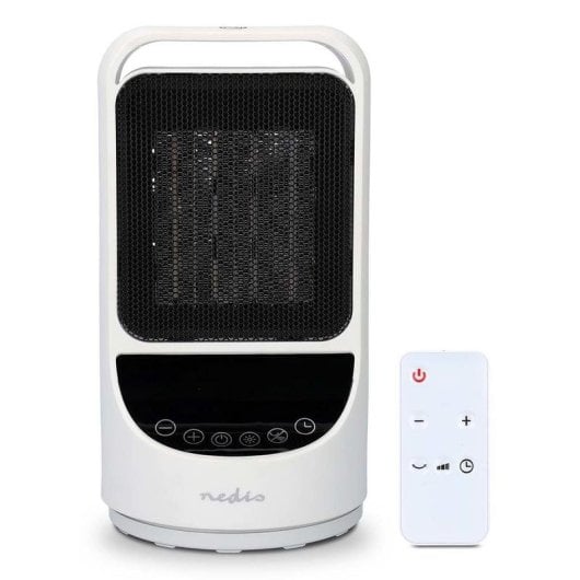 Calefactor Cerámico Nedis HTFA22WTW 1500W Wifi Control Remoto